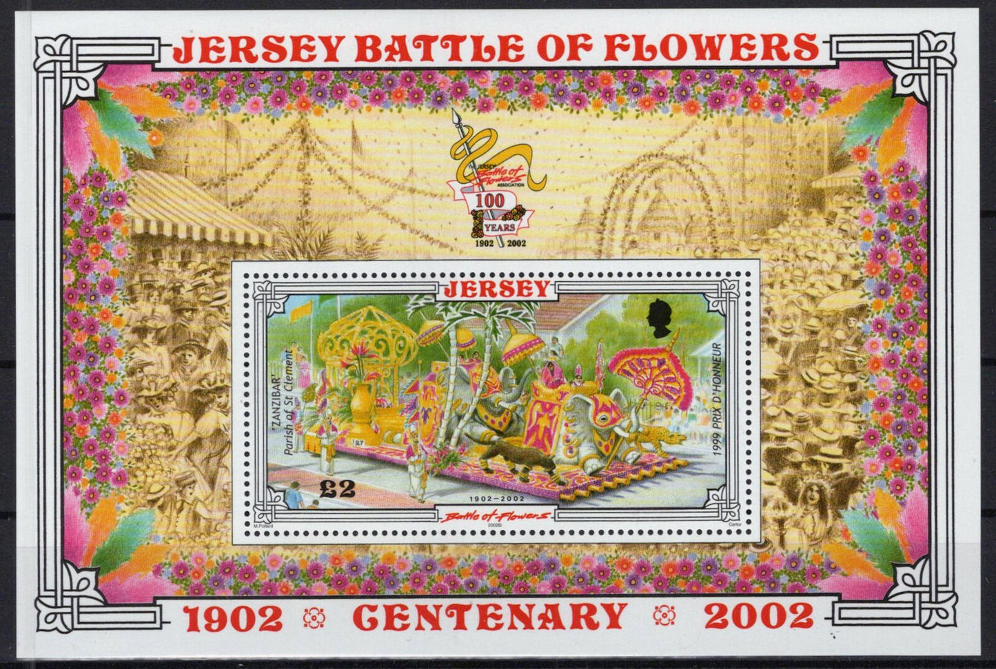 ZAYIX Jersey 1048 MNH Flowers Plants Nature 0920223SM27