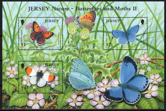 ZAYIX Jersey 1227 MNH Insects Butterflies Moths 092023SM60M