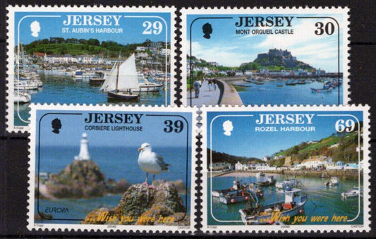 ZAYIX Jersey 1112-1115 MNH Tourism Boats Scenic Views 092023SM42M