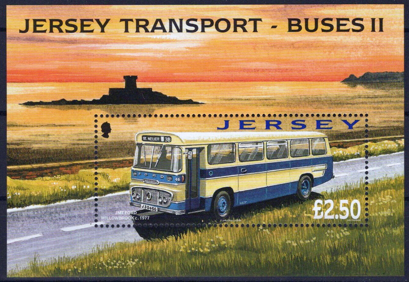 ZAYIX Jersey 1317 MNH Transportation Buses 092023SM70M