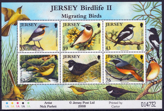 ZAYIX Jersey 1347a MNH Migrating Birds Nature 092023SM77M