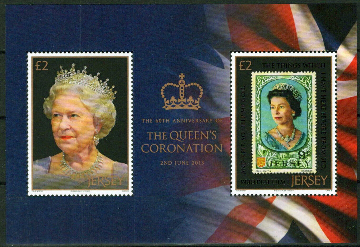 ZAYIX Jersey 1681c MNH Coronation Queen Elizabeth II 092023SM72M