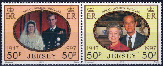 ZAYIX Jersey 823a MNH Queen Elizabeth II Prince Philip Wedding 092023S23