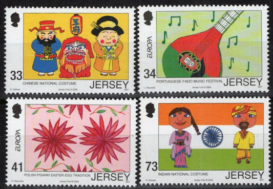 ZAYIX Jersey 1203-1206 MNH Multiculturalism Traditions Costumes 092023S41M