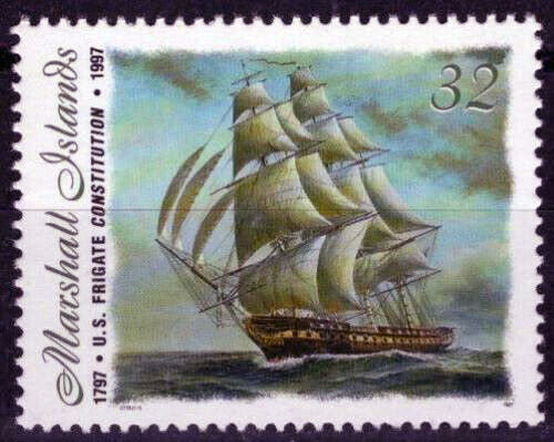 Marshall Islands 642 MNH USS Constitution Tall Ship Zayix Stamps 092023S63M