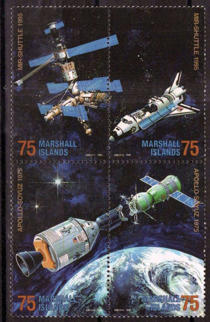 Marshall Islands 594 MNH Space Station Shuttle Apollo Soyuz 092023S57M