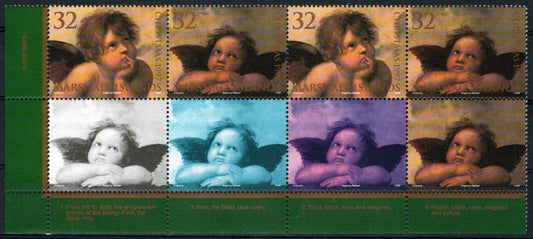 Marshall Islands 647-648 MNH Christmas Angels ZAYIX 090223SM45