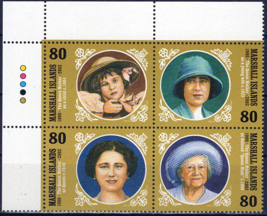 Marshall Islands 810 MNH Queen Mother Elizabeth ZAYIX 090223SM40M