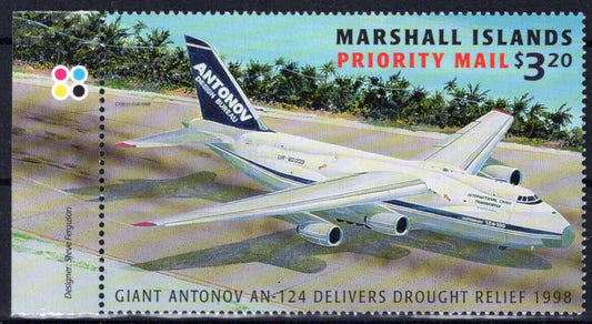 Marshall Islands 678a MNH Aviation Drought Relief Supplies Zayix 090223SM55M