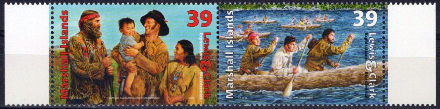 Marshall Islands 885 MNH Lewis & Clark Explorers ZAYIX 090223SM37M