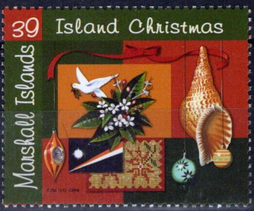 ZAYIX Marshall Islands 888 MNH Christmas Sea Shells 092023S81M