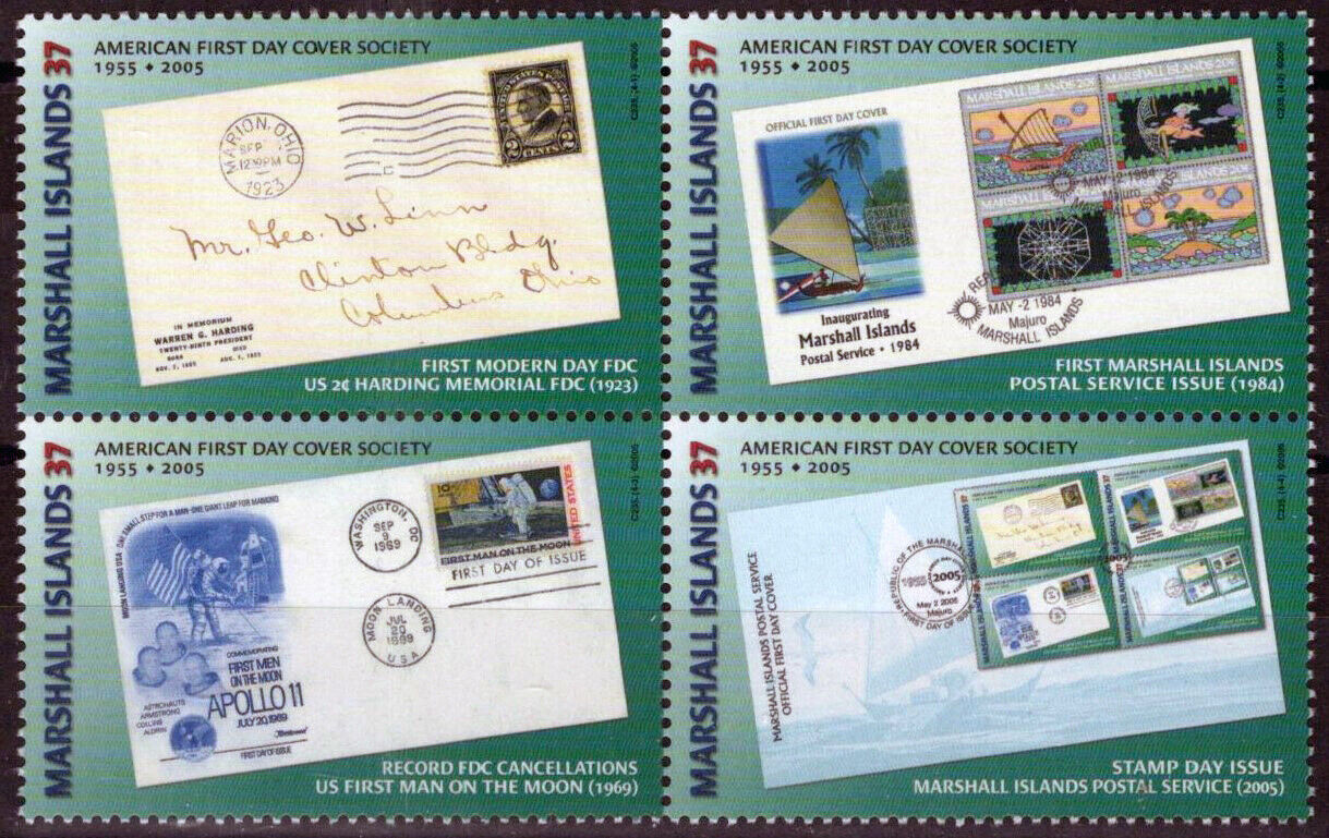 Marshall Islands 856 MNH First Day Cover Society Postal Service ZAYIX 092023S85M