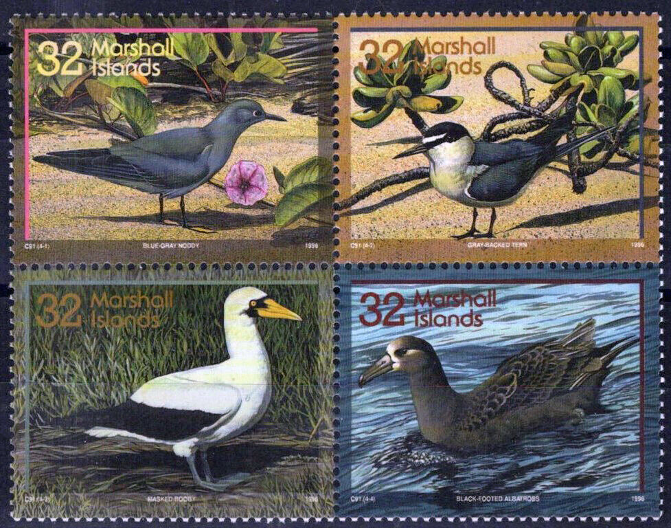 ZAYIX Marshall Islands 603 MNH Native Birds 092023S98
