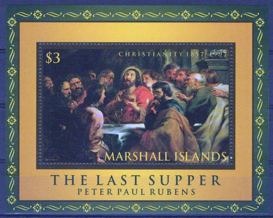 Marshall Islands 626 MNH The Last Supper Peter Paul Rubens ZAYIX 090223SM83M