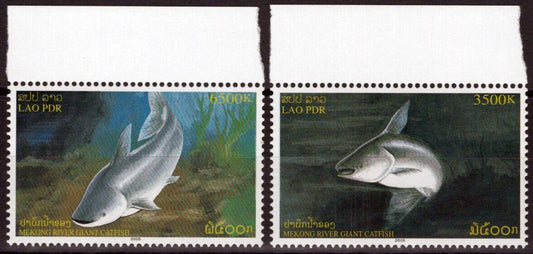 Laos 1661-1662 MNH Giant Catfish Fishing