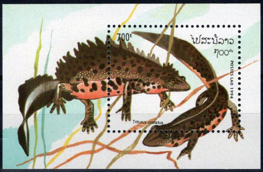 ZAYIX Laos 1183 MNH Reptiles Lizards 100323S44