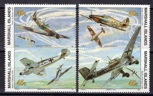 Marshall Islands 261-264 MNH WWII Battle of Britain Aviation ZAYIX 0124S0028