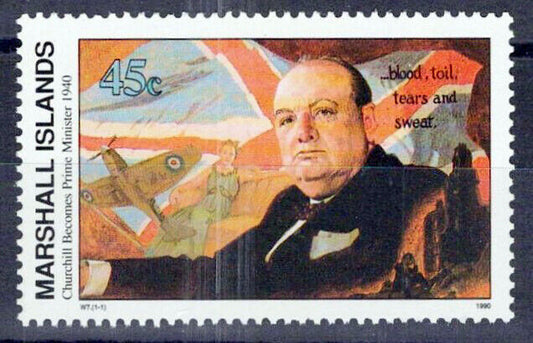 Marshall Islands 251 MNH WWII Churchill Becomes PR minister ZAYIX 0124S0020M