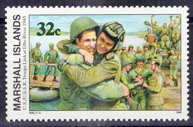 Marshall Islands 510 MNH WWII US & Russian Force Link at Elbe ZAYIX 0124S0086M