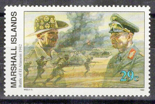 Marshall Islands 326 MNH WWII Battle of El Alamein, Tanks ZAYIX 0124S0069M