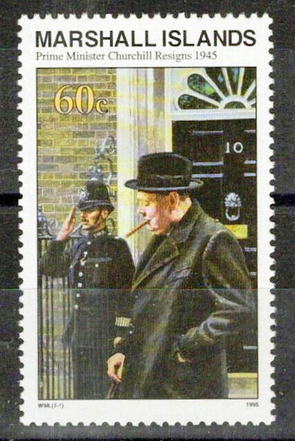 Marshall Islands 519 MNH WWII Prime Minister Churchill Resigns ZAYIX 0124S0092M