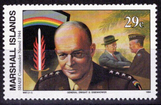 Marshall Islands 478 MNH WWII General Dwight D. Eisenhower ZAYIX 01240S223M